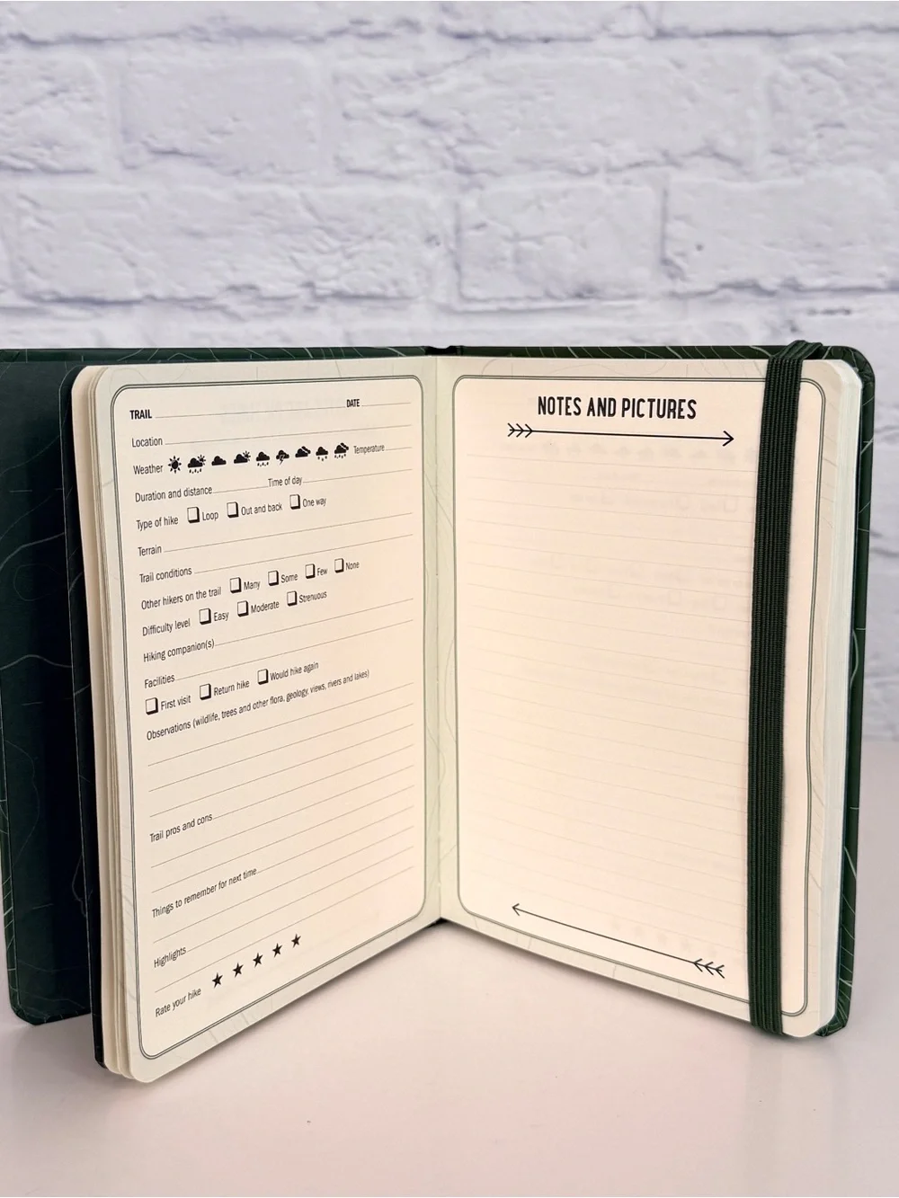 New The Hiking Logbook Record Your Adventures